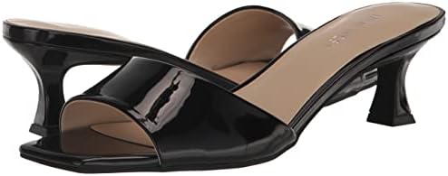 Nine West Women's INYA Heeled Sandal, Black 001, 7 | Image 6