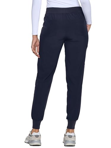 Image of COZYFIT Womens Scrub Pants - Soft Stretch Yoga Style with 5 Pockets, Slim Fit Jogger Scrubs Pants for Women