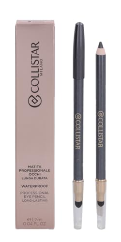 Collistar Matita Professionale Occhi n. 3 Acciacio | Matita occhi morbida waterproof, sfumabile, oftalmologicamente testata | Triplo uso: interno occhi, esterno occhi, ombretto | 1,2 ml