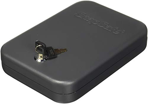 SnapSafe (2 Pack) Keyed Alike Lock Boxes, Large 75201, Portable Steel Handgun Safe & Case, Measures 9.5â€ x 6.5â€ x 1.75â€, TSA & CA DOJ Approved