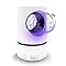 Flying Insect Trap Fruit Fly Traps Fan Powered Indoor Bug Catcher for Mosquitoes, Gnats, Moths & Fruit Flies, Silent & Effective (1, White)