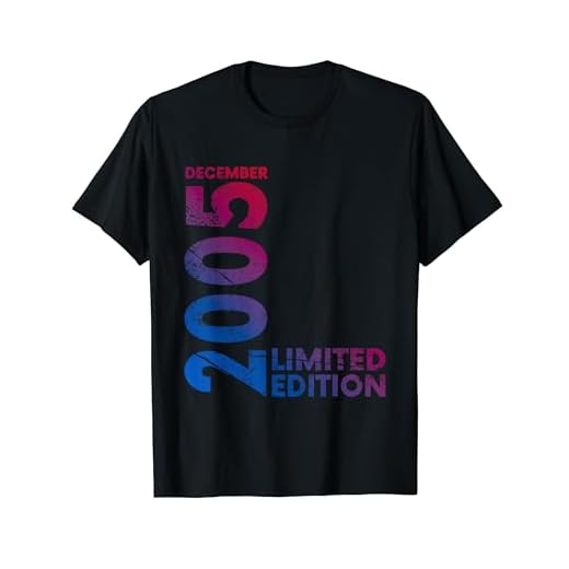 18 cumpleaños 18 años hombre mujer I diciembre 2005 regalo Camiseta