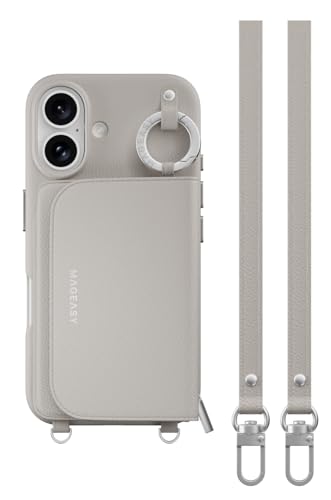 yMagEasyz iPhone 16 Ή P[X MagSafe Ή V_[ Xgbv t J[h [ U[ X}zP[X J[hP[X |[`t z X}zJo[ [ iPhone16 ACtH 16 Ή ] Pouch M X