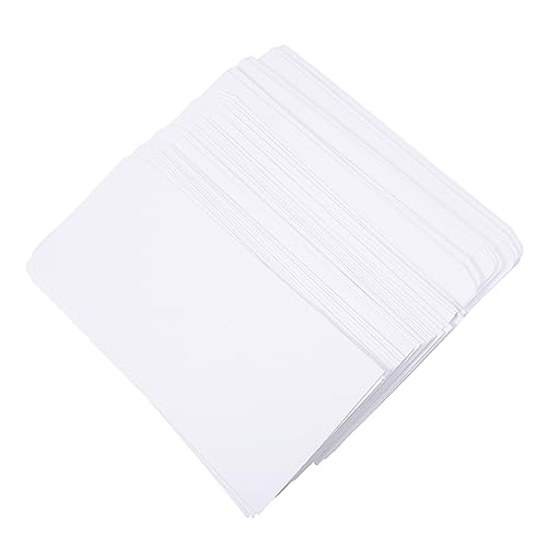 BUTIFULSIC Elegant 100pcs Blank Letter Envelopes Paper Cash Envelopes No Word Office File School Subjects