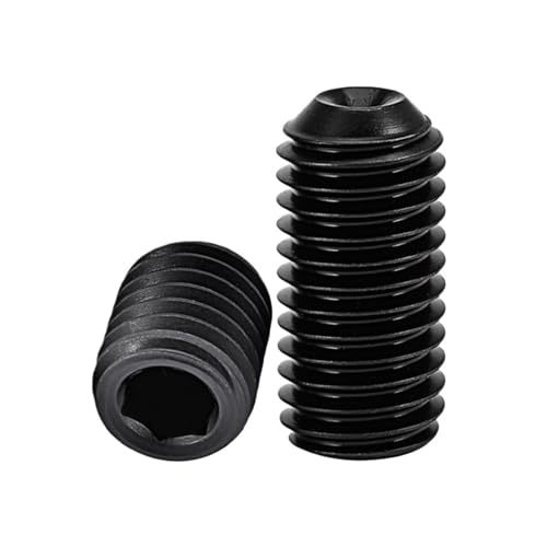 GIKIN 10-100�� DIN916 304 �X�e�����X�| �O���[�h12.9 �Y�f�| �Z�p�\�P�b�g�Z�b�g�X�N�����[ �O���u�X�N�����[�{���g M1.6 M2 M2.5 M3 M4 M5 M6 M8(12.9 Carbon Steel,4MM_M2 (50