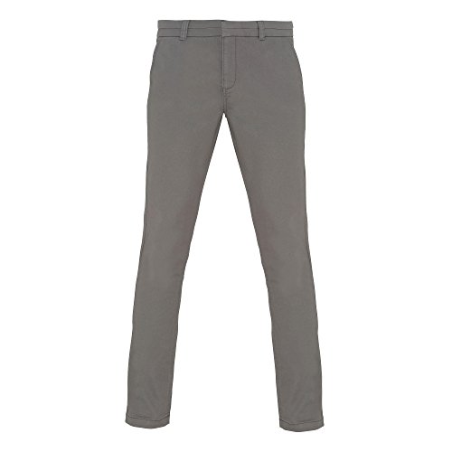 Asquith & Fox Women's Chino Trousers, Grey (Slate 000), 10 (Size:Small)