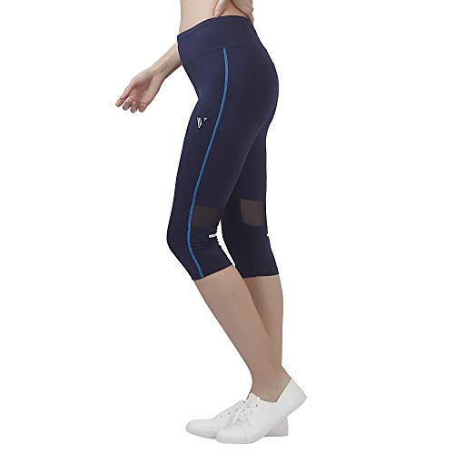 Image of Veloz I Women's Multisport Wear - Bothside Contrast Chain Stitch & mesh Patch, Reflective Tape with Broad Waistband.