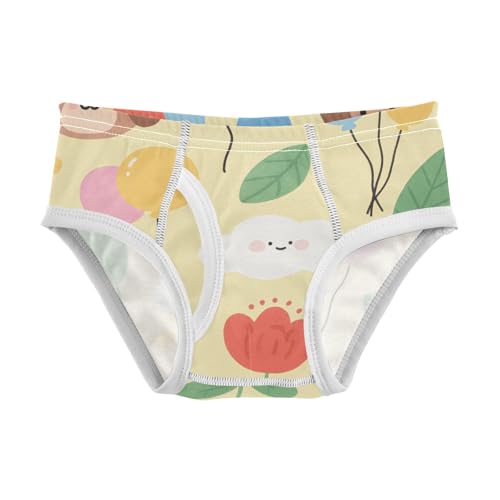 GuoChe Toddler Underwear Soft Cotton in Sizes 2T,3T, 4T, 5T, 6Y and 8Y