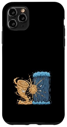 Elemental Tornado Versus Rain Wall Storm Battle Case for iPhone 11 Pro Max