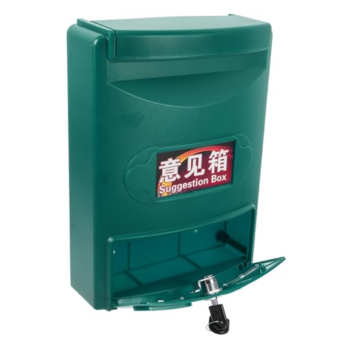 HOMSFOU 1set Cassetta Postale Da Esterno Con Per Montaggio Muro Cassette Piccole e Resistenti Per Suggerimenti e Posta Design Moderno e Facile Installazione