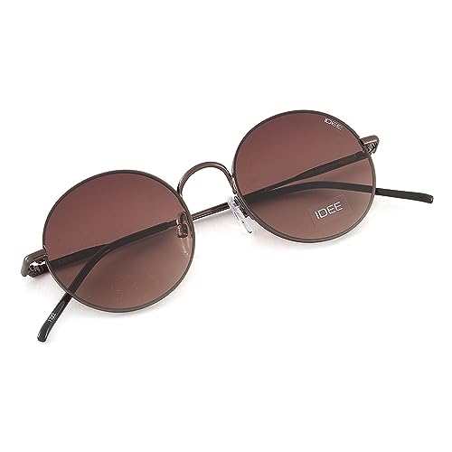 Image of IDEE sunglasses| 100% UV Protected | Gradient | Full Rim | Round | Men and Women | Medium | Alloy Metal Frame |Gradient Polycarbonate Lens |IDS2976