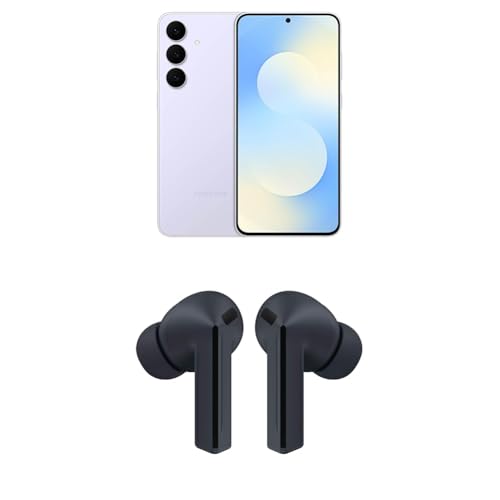 Image of SAMSUNG Galaxy S25 FE 128GB Unlocked AI Smartphone, Icyblue w /Galaxy Buds 3 FE True Wireless Bluetooth Earbuds, Black