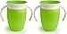 Munchkin Miracle 360 Trainer Cup, Green, 7 Ounce, 2 Count