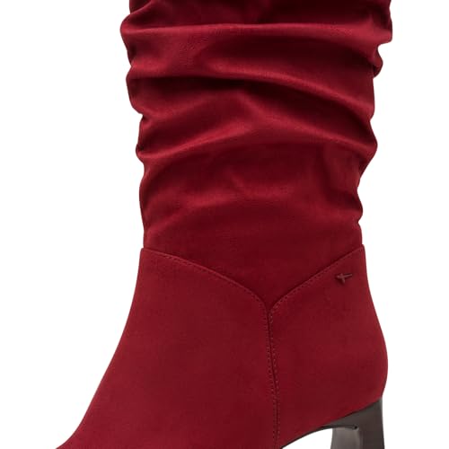 Tamaris Damen Stiefel Leder rot 39 – Ansicht 2