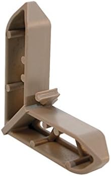 Prime-Line Tan Plastic 3/4 in. W x 7/16 in. L Screen Frame Corner 1 pk