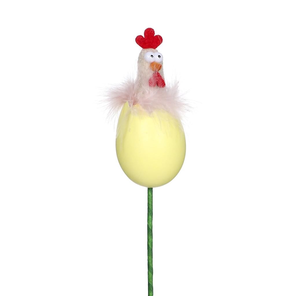 Qsvbeeqj Table Decoration Artificial Easters Stem Rooster Eggs Branch Bouquet Flower Arrangement Festival Celebration Accessory