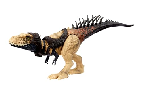 Mattel Jurassic World Gigantic Trackers Action Figure, Bistahieversor Dinosaur Toy with Movement & Tracking Accessory, 14-inches Long - image 1