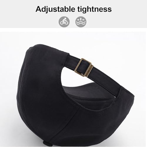 جودتول قبعة بيسبول كلاسيكية للرجال والنساء - قبعة قطنية قابلة للتعديل مع شعار حروف مطرزة، قبعة واقية من الشمس للاستخدام الخارجي والسفر والارتداء اليومي (اسود)