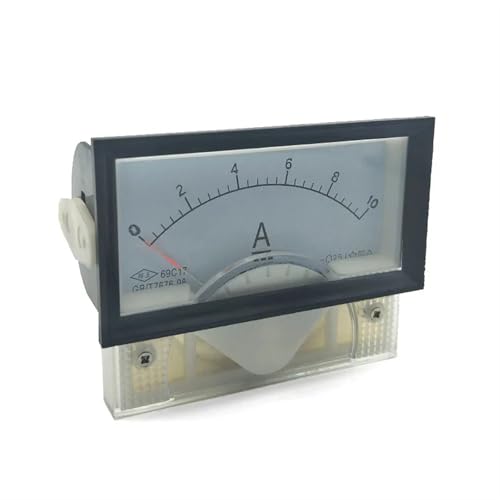 Ampèremètre analogique DC 0-10A 69C17 rectangulaire pour tableau électrique - 2