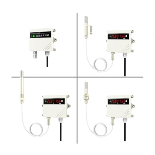 Sensor de temperatura y humedad para pared con pantalla LCD digital 5