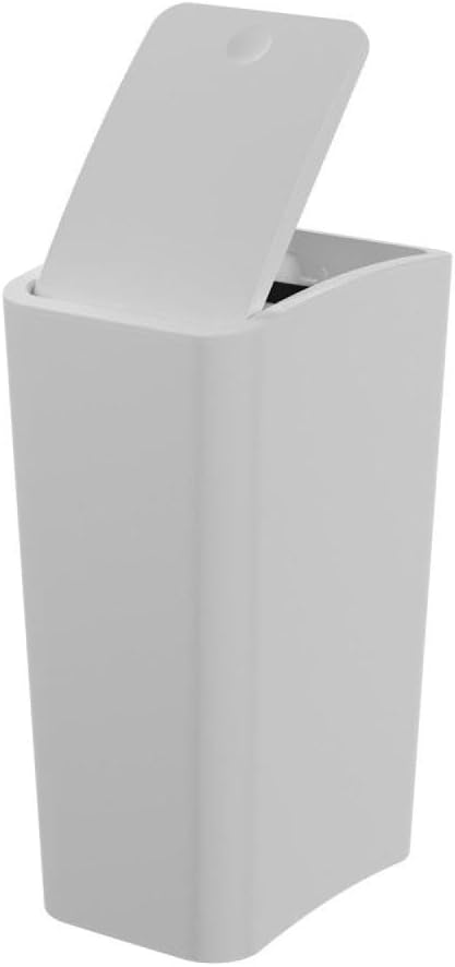 Lixeira com Tampa Click 8 litros Branco Astra