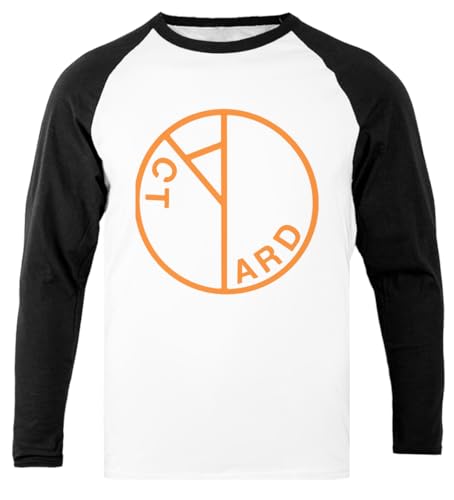 Photo de Zymbatee Yard Act Logo Orange Le T-Shirt De Baseball Unisexe, Coupe Classique