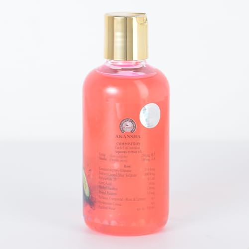 Image of AKANSHA Nabaroop Men's & Women's Ayurvedic Natural Face and Body Wash- 200ml (Rose and Cucumber)
