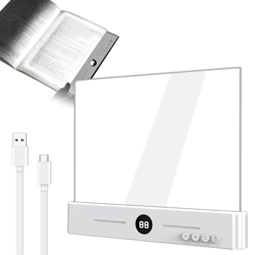 Lampe de livre plate pour lire au lit la nuit sans déranger votre partenaire