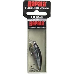 Rapala Sardina Rapala Bx Brat-Material Cuerpo de Balsa-Señuelo Pesca en Agua Dulce-Profundidad de Nado 0,9m-5cm/10g-Hecho en Estonia-Blue Ghost, Unisex-Adult, Carbon, 4cm / 3g