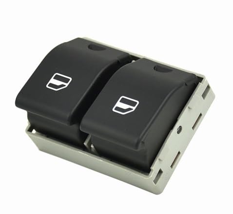 Interrupteur lève-vitre électrique pour VW Polo 9N 2001-2009 bouton de commande portière noire