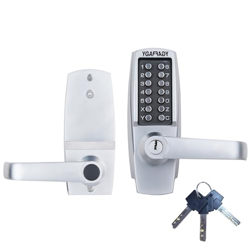 Weatherproof Mechanical Entry Door Lock with Keypad