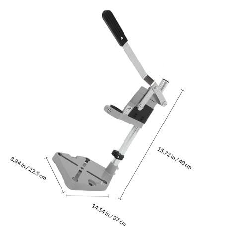 Support de perceuse robuste OUNONA structure durable en alliage d'aluminium - 3