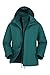 Produktbild Mountain Warehouse Fell 3-in-1 Herren-Outdoor-Jacke - wasserdichte, atmungsaktive Regenjacke für Herren, Multifunktions-Outdoor Herren-Jacke, Camping-Jacke Grün Large