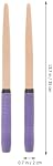 rosenice Tapered Drum Sticks 13.77 Inch Lightweight Balanced Drumsticks for Japanese Taiko Drums and Percussion Performance
