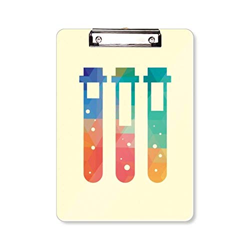Tubes à essai pour chimie avec porte-bloc pour éviter les taches sur vos feuilles A4