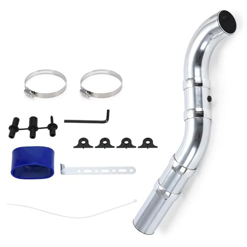Tuyau d'admission d'air universel 76 mm en aluminium pour tube turbo de voiture