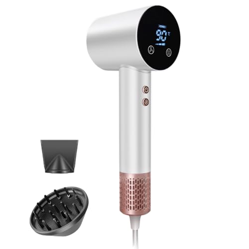 PAGJHRFJG Secador de Pelo Superrápido para Cabello de 220-240 V, 1500 W, Herramienta de Peinado, Secador de Pelo Iónico Profesional, Enchufe de la UE