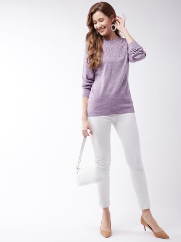 Image of Modeve Women Round Neck Casual Sweater for Winter||Winterwear||