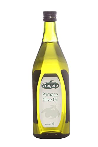 Image of Fragata Pomace Olive Oil 1 Litre All purpose cooking oil for everyday Indian cooking | Ideal for deep frying, roasting, baking (Pack of 3)