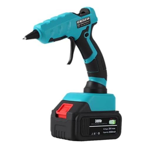 Pistola De Pegamento Eléctrica Fusión En Caliente 50W, Agarre Eléctrico Inalámbrico, Barra 7mm, Aire Soldadura Por For Batería 18V Calentamiento RáPido