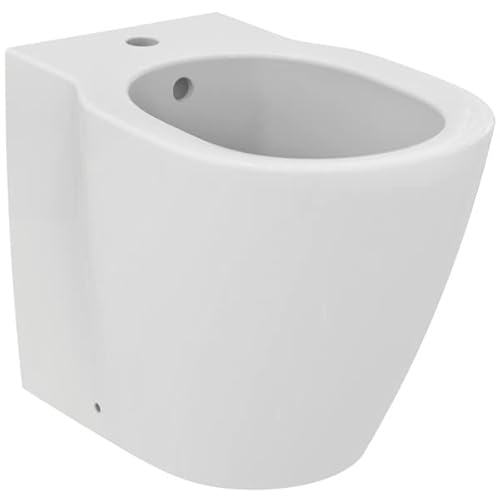 Ideal Standard - Connect, Bidé de alambre de pared a tierra universal monoagujero, blanco