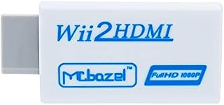 Wii hdmi Adapter,Mcbazel Wii to HDMI Converter,Full HD 1080P Video Adapter Converter With 3.5mm audio