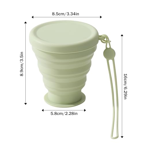 SAVOSWEET Collapsible Cups, 200 ml of Silicone Cups - Image 2