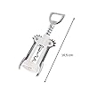 FACKELMANN korkskruv med flasköppnare 16,5 cm i vit/silver, plast #2