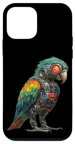�ʔ����I�E�����{�b�g�������D�ƃT�C�{�[�O�I�E�����{�b�g Robot Parrot Lover Cyborg AI �X�}�z�P�[�X iPhone 12 mini �p