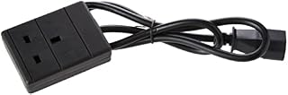 IEC C14 Plug to 13A UK Socket Power Lead, 1m