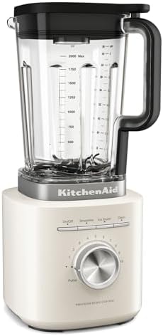 Bild 13 - KitchenAid 5KSB2073EBM Pure Power Blender Standmixer, 1,5 PS Motor, Asymmetrische Klingen, Eis-Crushen, für Suppen & Smoothies, 10 Stufen, 2L BPA-freier Behälter, Matt-Schwarz