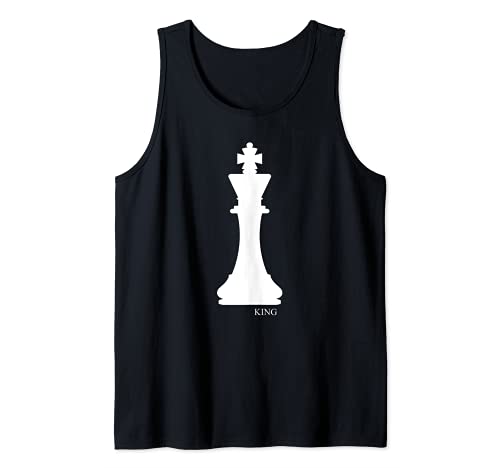 King Chess Piece Group Costume Chess Club Chess Board Tank Top