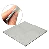 MUTYNE Titanium Plate, TA2 Material, 2 Piece, 100mm x 100mm, 0.6mm Thick, Industrial Grade, Metal Sheet