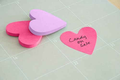 Post-it Sticky Notes, Heart, 2.6 x 2.6 in, 2 Pads, 75 Sheets Per Pad - image 5